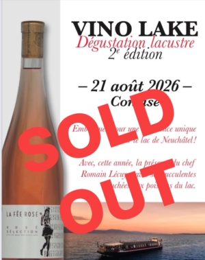 Billet Vino Lake- Dégustation lacustre